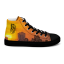 El Chapo Sunset Brunch BLK Men’s Black high top canvas shoes