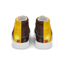 El Chapo Sunset Brunch WHT Men’s White high top canvas shoes