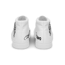 El Chapo White Out Men’s high top canvas shoes