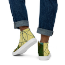 B&G Afghan Wire 1 WHT Men’s High top canvas shoes