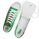ABS Green Mic 1 WHT Men's Canvas High top canvas shoes