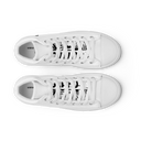 El Chapo White Out Men’s high top canvas shoes