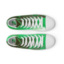 ABS Green Mic 1 WHT Men's Canvas High top canvas shoes