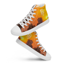 El Chapo Sunset Brunch WHT Men’s White high top canvas shoes