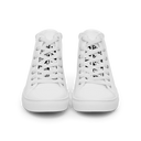 El Chapo White Out Men’s high top canvas shoes