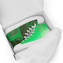 ABS Green Mic 1 WHT Men's Canvas High top canvas shoes
