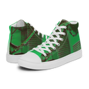 ABS Green Mic 1 WHT Men's Canvas High top canvas shoes