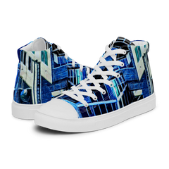 AIFFIA BLDG 1 WHT Men’s high top canvas shoes