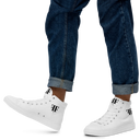 AIFFIA Logo WHT Out Short Men’s high top canvas shoes