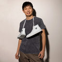 AIFFIA Logo WHT Out Short Men’s high top canvas shoes