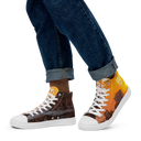 El Chapo Sunset Brunch WHT Men’s White high top canvas shoes