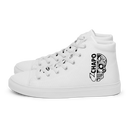 El Chapo White Out Men’s high top canvas shoes