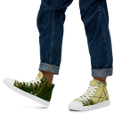 B&G Afghan Wire 1 WHT Men’s High top canvas shoes