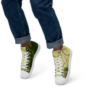 B&G Afghan Wire 1 WHT Men’s High top canvas shoes