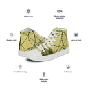 B&G Afghan Wire 1 WHT Men’s High top canvas shoes