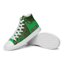 ABS Green Mic 1 WHT Men's Canvas High top canvas shoes