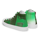 ABS Green Mic 1 WHT Men's Canvas High top canvas shoes