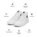 AIFFIA Logo WHT Out Short Men’s high top canvas shoes