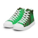 ABS Green Mic 1 WHT Men's Canvas High top canvas shoes
