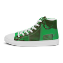ABS Green Mic 1 WHT Men's Canvas High top canvas shoes