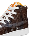 El Chapo Sunset Brunch WHT Men’s White high top canvas shoes