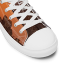 El Chapo Sunset Brunch WHT Men’s White high top canvas shoes