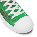 ABS Green Mic 1 WHT Men's Canvas High top canvas shoes