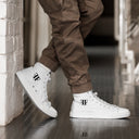 AIFFIA Logo WHT Out Short Men’s high top canvas shoes
