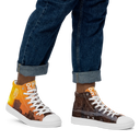 El Chapo Sunset Brunch WHT Men’s White high top canvas shoes