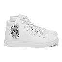 El Chapo White Out Men’s high top canvas shoes