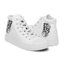 El Chapo White Out Men’s high top canvas shoes