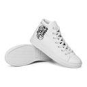El Chapo White Out Men’s high top canvas shoes