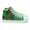 ABS Green Mic 1 WHT Men's Canvas High top canvas shoes