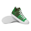 ABS Green Mic 1 WHT Men's Canvas High top canvas shoes