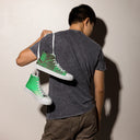 ABS Green Mic 1 WHT Men's Canvas High top canvas shoes