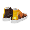 El Chapo Sunset Brunch WHT Men’s White high top canvas shoes