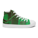 ABS Green Mic 1 WHT Men's Canvas High top canvas shoes