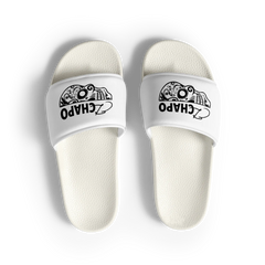 El Chapo Logo WHT OUT Men’s slides
