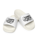 El Chapo Logo WHT OUT Men’s slides