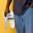 El Chapo Logo WHT OUT Men’s slides