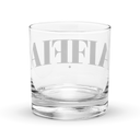 AIFFIA Logo Rocks glass