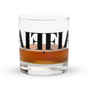 AIFFIA Logo Rocks glass