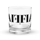 AIFFIA Logo Rocks glass