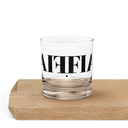 AIFFIA Logo Rocks glass