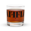 AIFFIA Logo Rocks glass