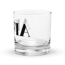 AIFFIA Logo Rocks glass