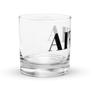 AIFFIA Logo Rocks glass