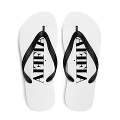 AIFFIA Logo WHT Flip-Flops