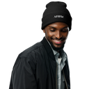 AIFFIA Logo BLK OUT Waffle beanie