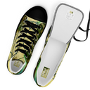 B&G Afghan Wire 1 BLK Women’s high-top canvas shoes